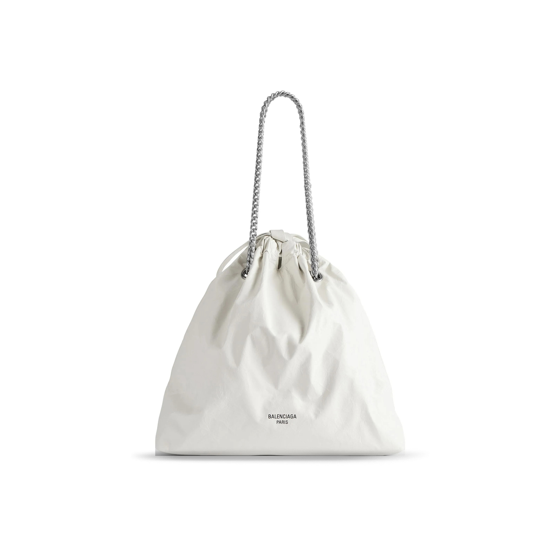 Ba*len*cia*ga women''s crush tote bag medium in white 742941210iu9001 (46*39.9*14cm)